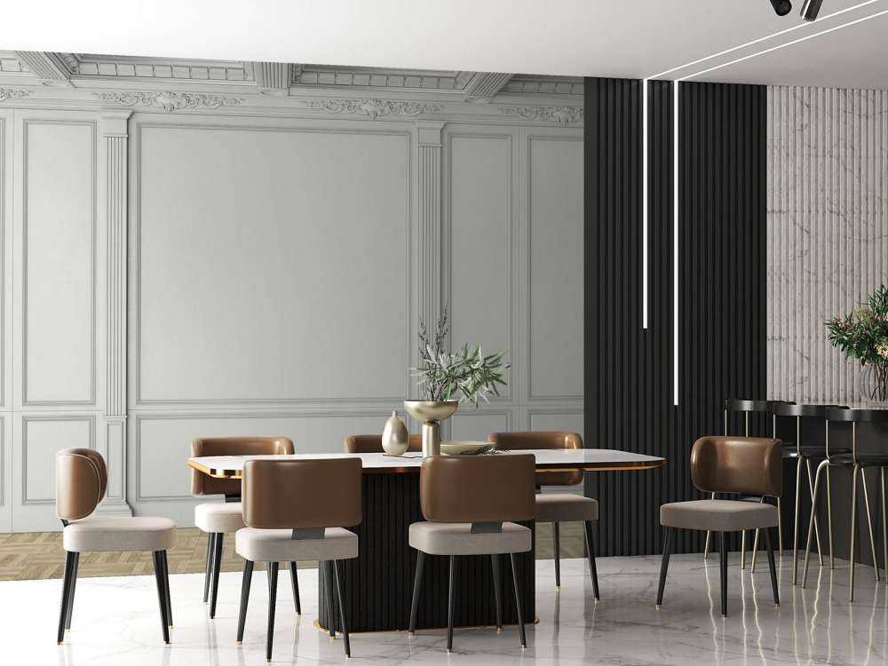 Detaillierte Wand