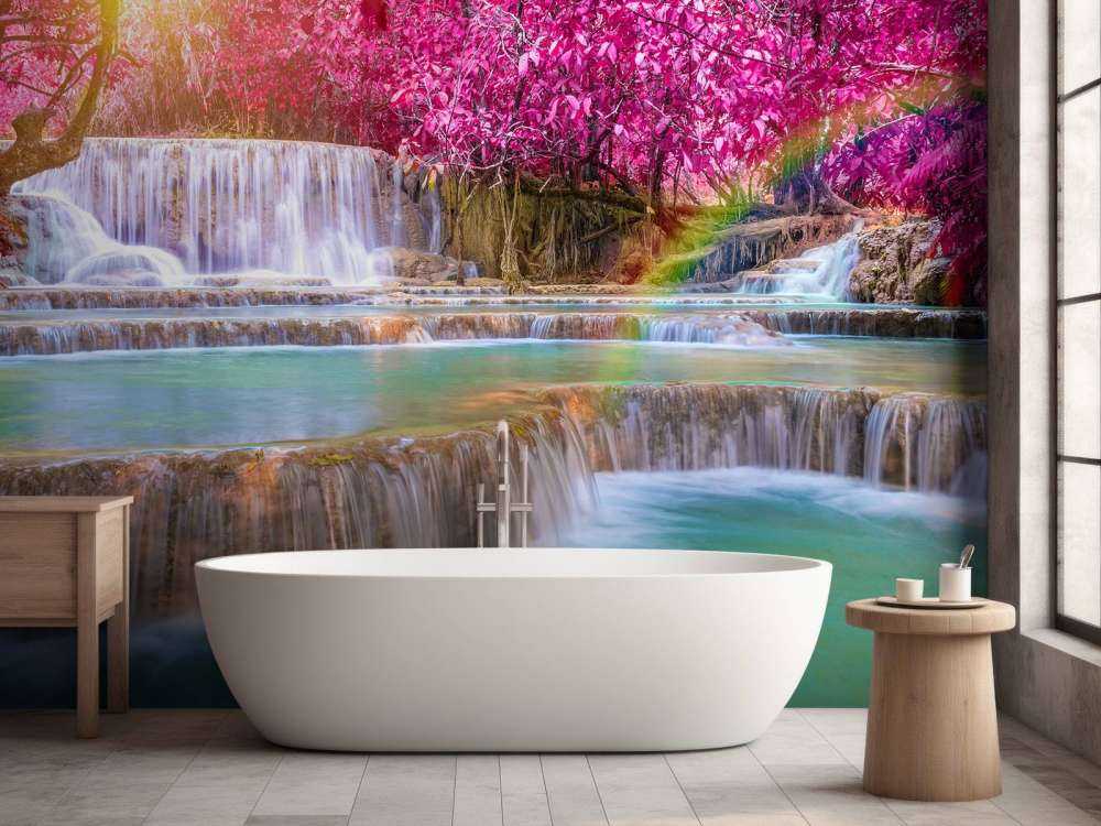 Wasserfall im Dschungel
