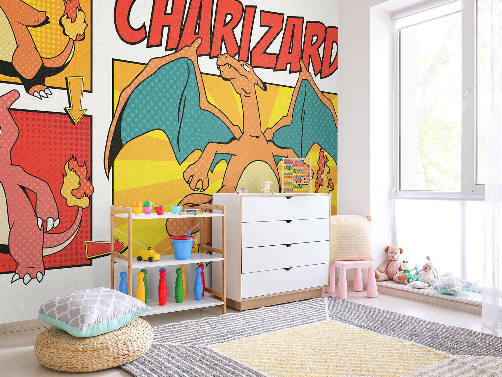 Comics - Tapferer Drache verwandelt sich