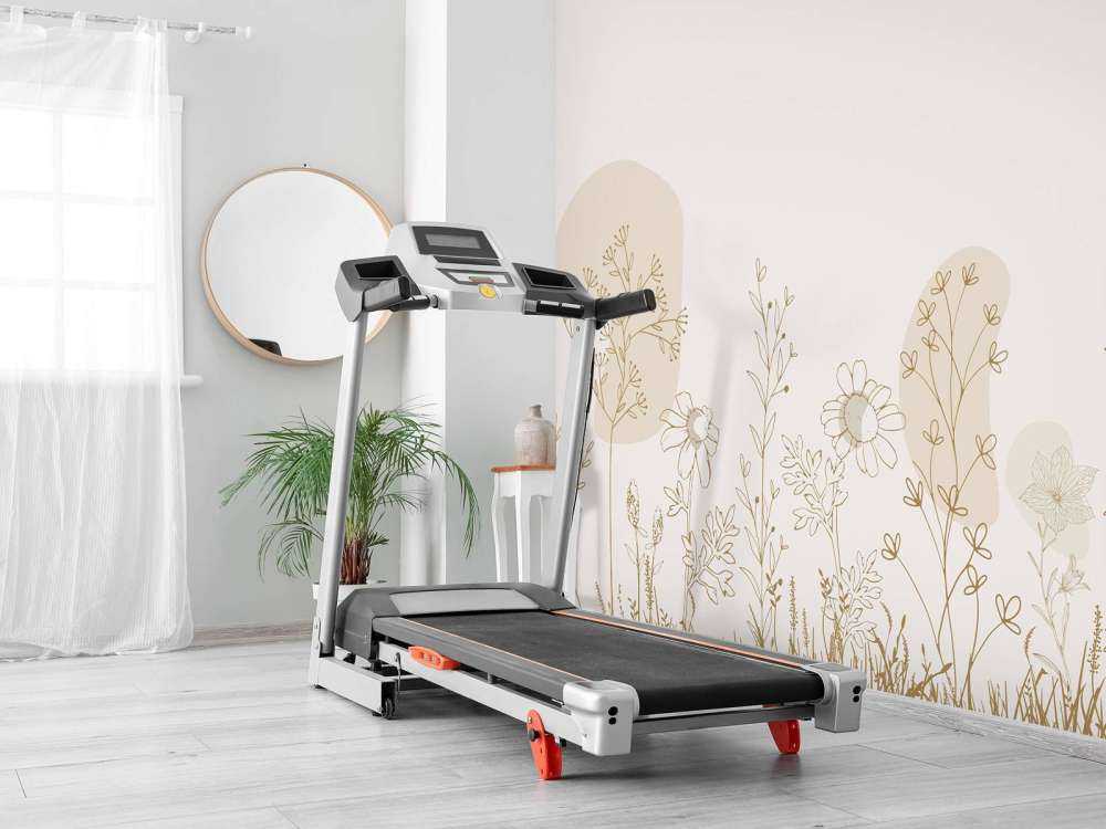 Blumenfeld hoch beige und Naturfarben