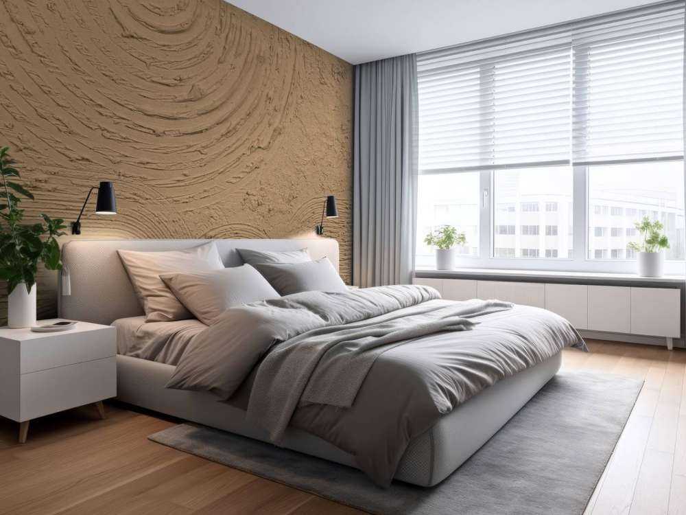 Organische Formen und Linien in Goldbraun