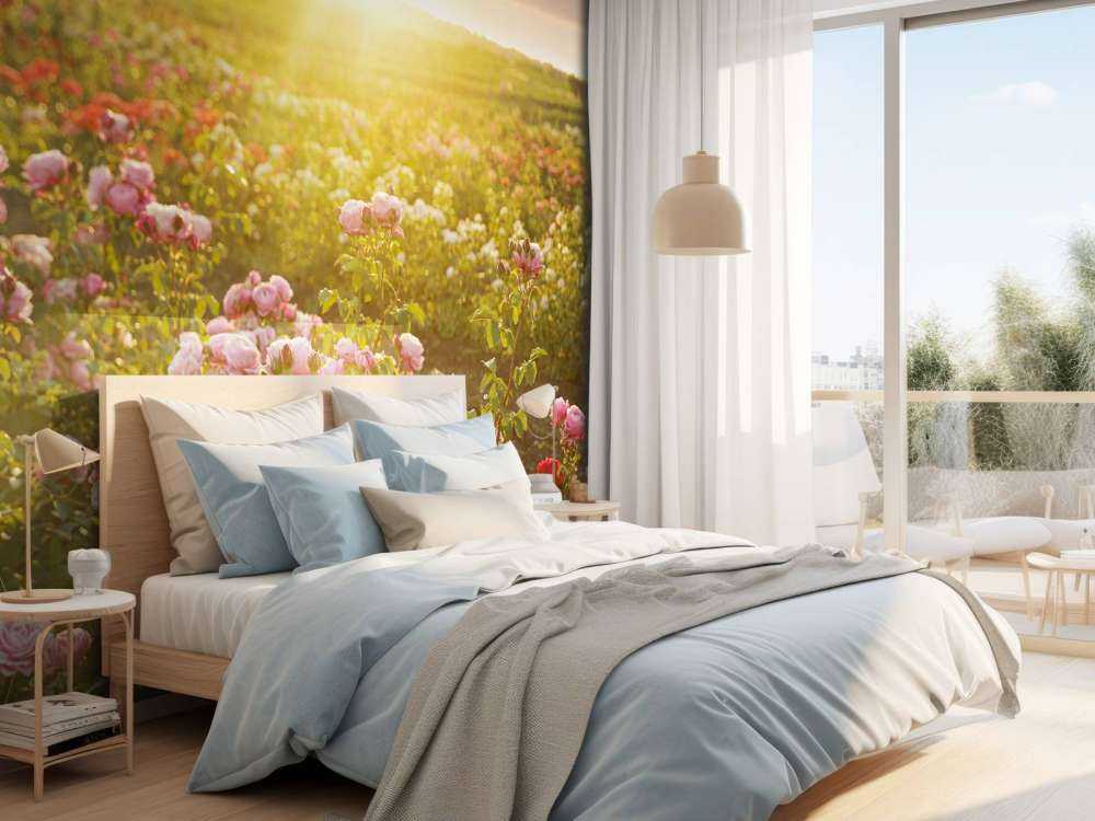 Feld voller Rosen