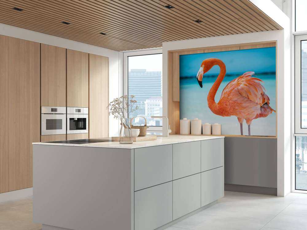 Tropischer Flamingo