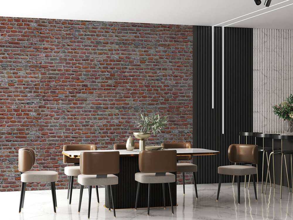 Restaurierte Wand