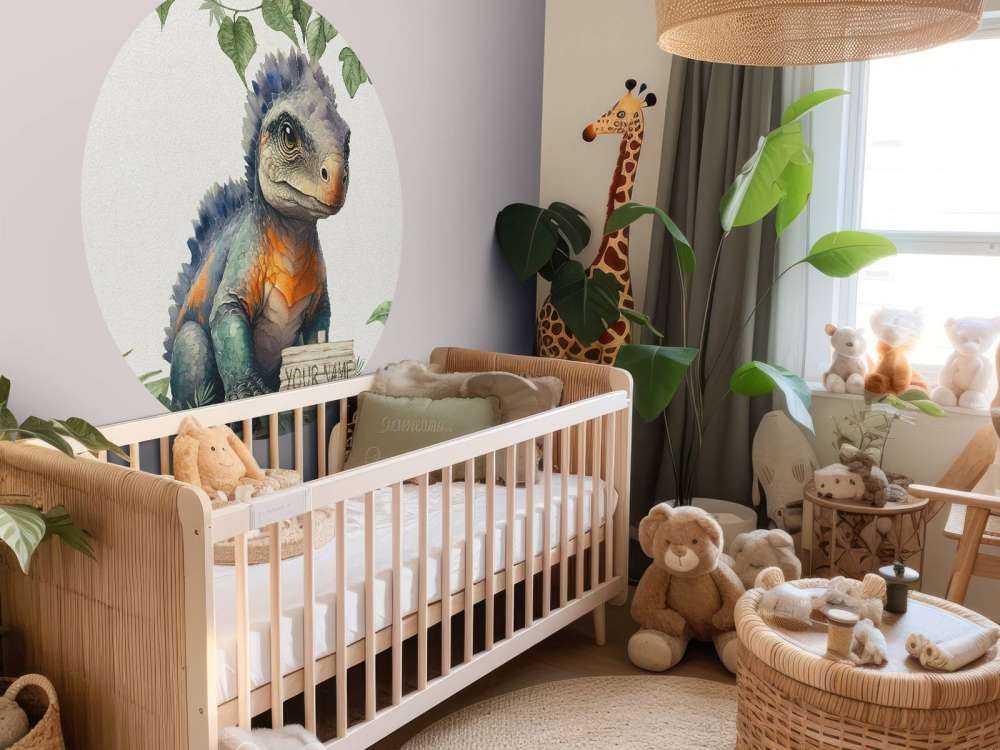Baby-Ankylosaurus im Dschungel