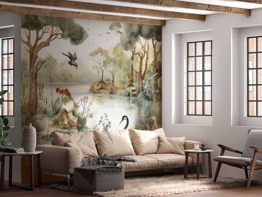 Vogelparadies am Flussufer