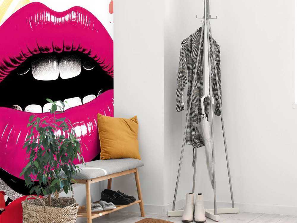 Pop-Art-Lippen