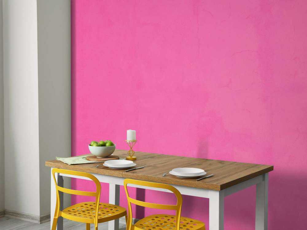 Fuchsiafarbener Beton
