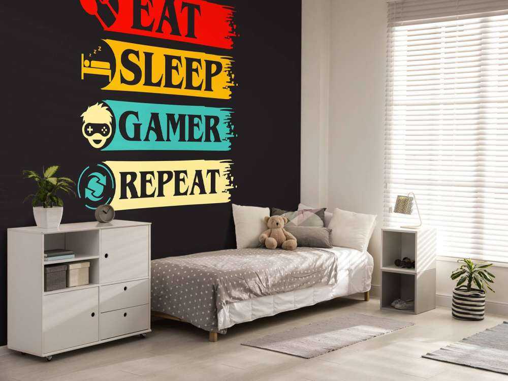 Iss Schlaf Gamer Wiederholen