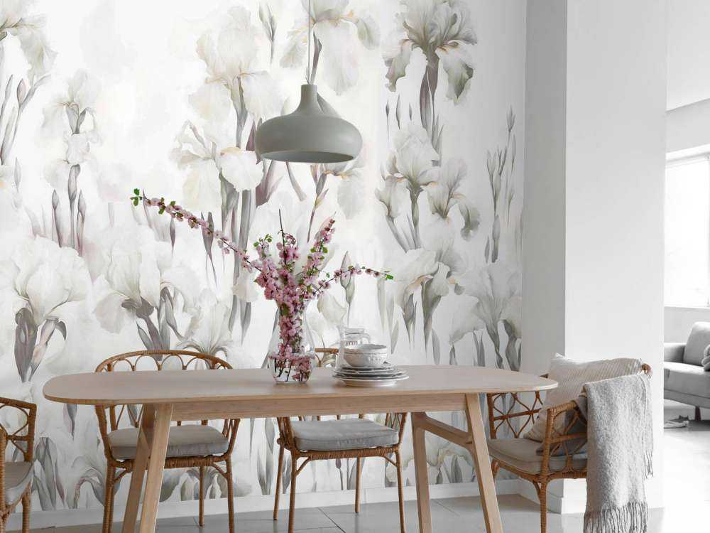 Iris tanzen nahtlos beige