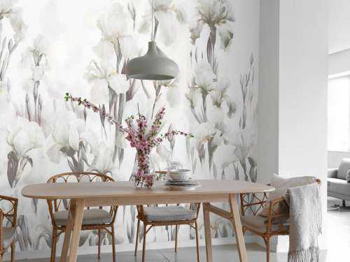 Iris tanzen nahtlos beige