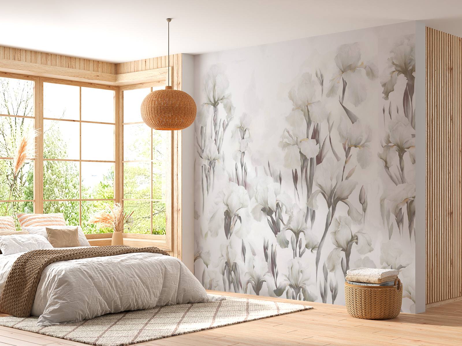 Iris tanzen nahtlos beige