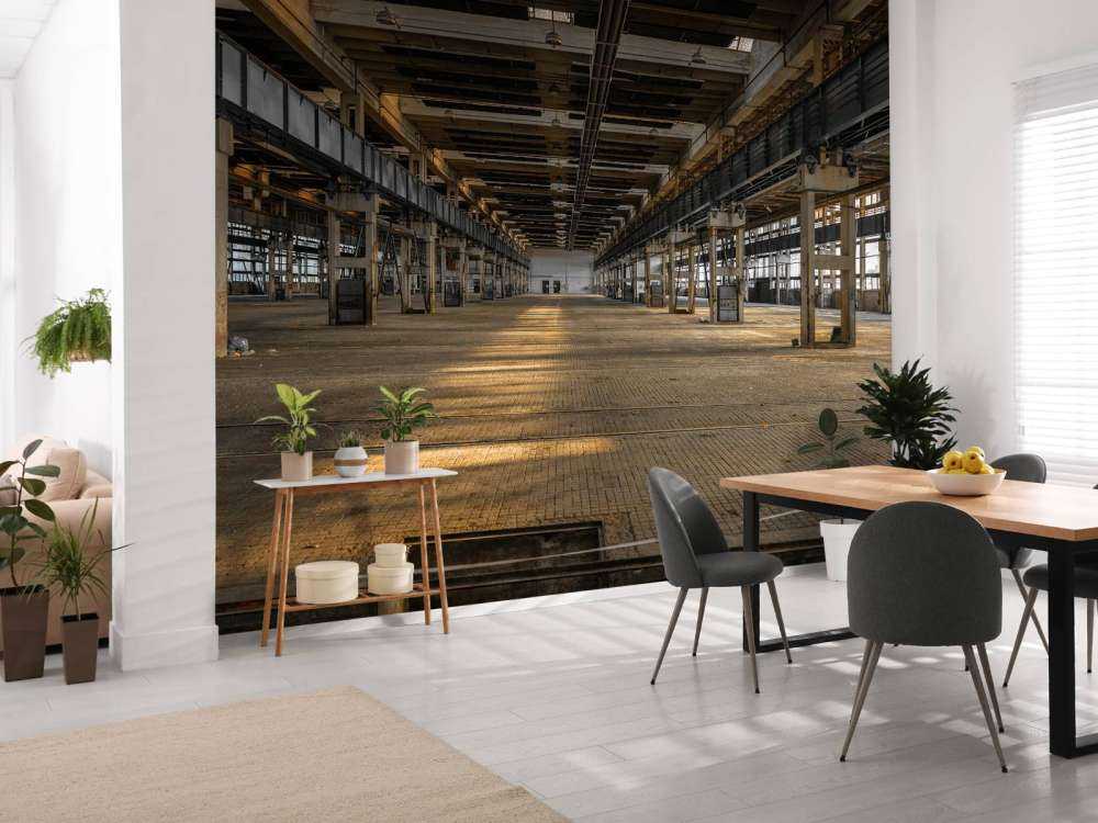 Alte verlassene Garage