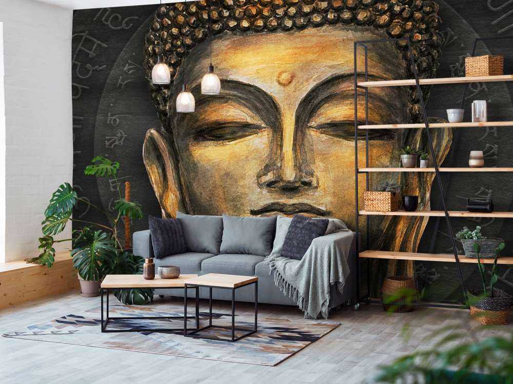 Gemalter Buddha