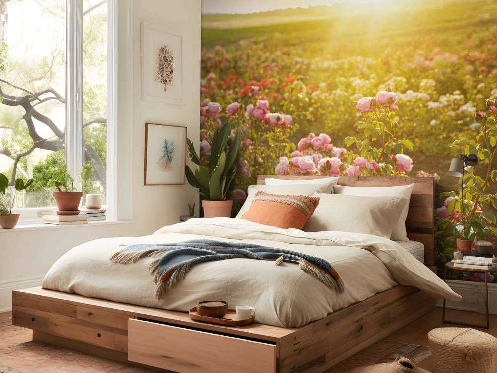 Feld voller Rosen