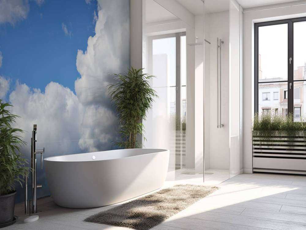 Schöne Wolken am Himmel