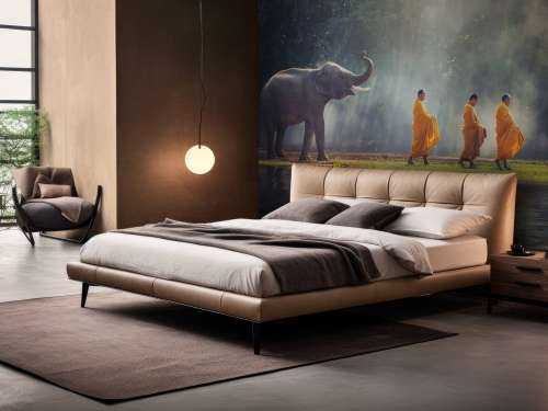 Elefant und Buddhisten