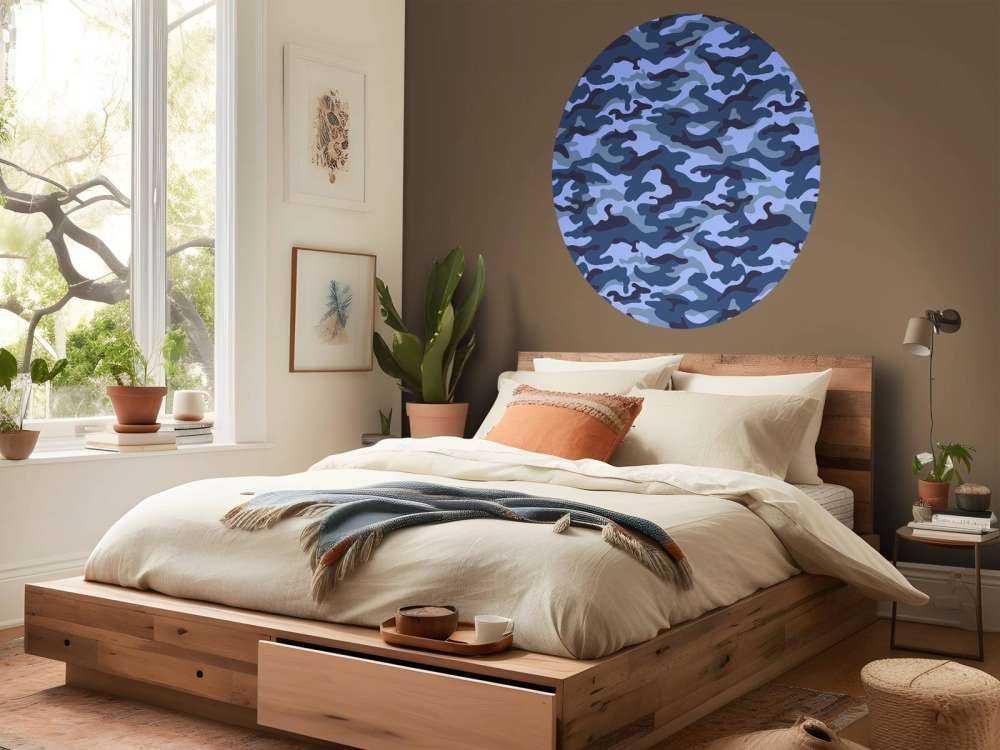 Blau getarnt