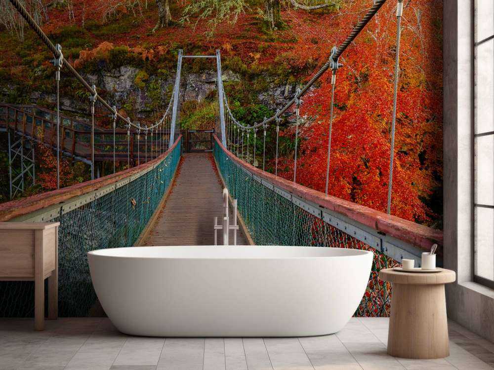 Brücke in Herbststimmung