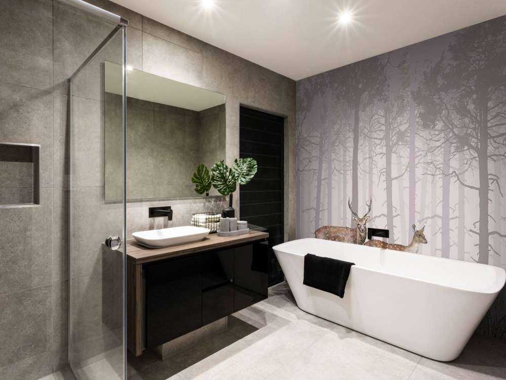 Familie der Hirsche, rosa