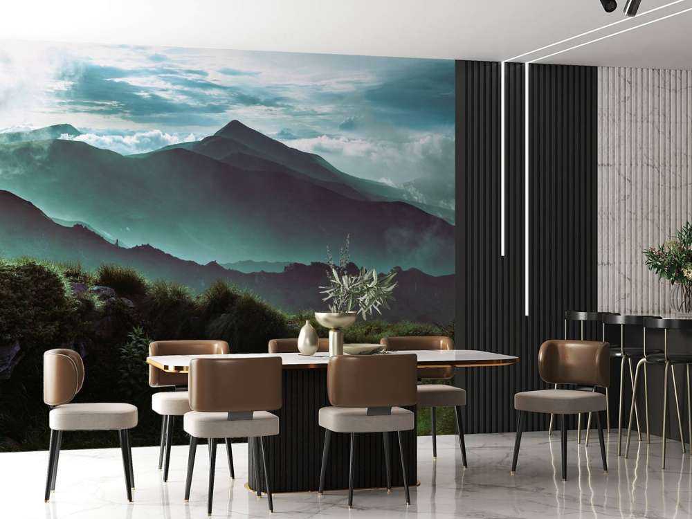 Dschungel mit Bergen