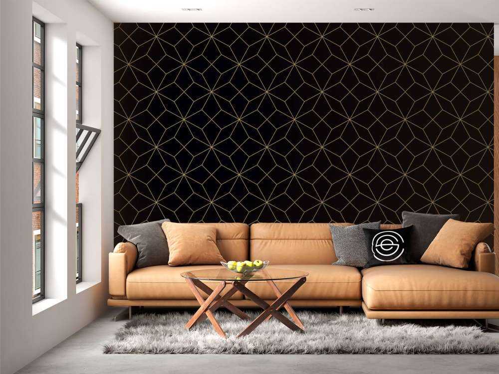 Abstrakte Linien, Gold