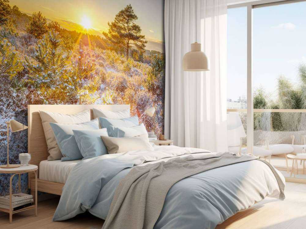 Winter Sonnenuntergang