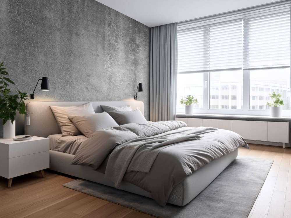 Detaillierter grauer Beton