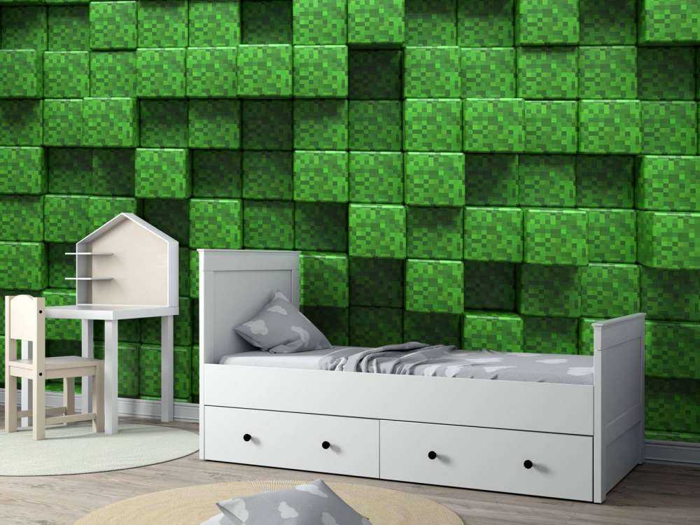 3D Minecraft Gras