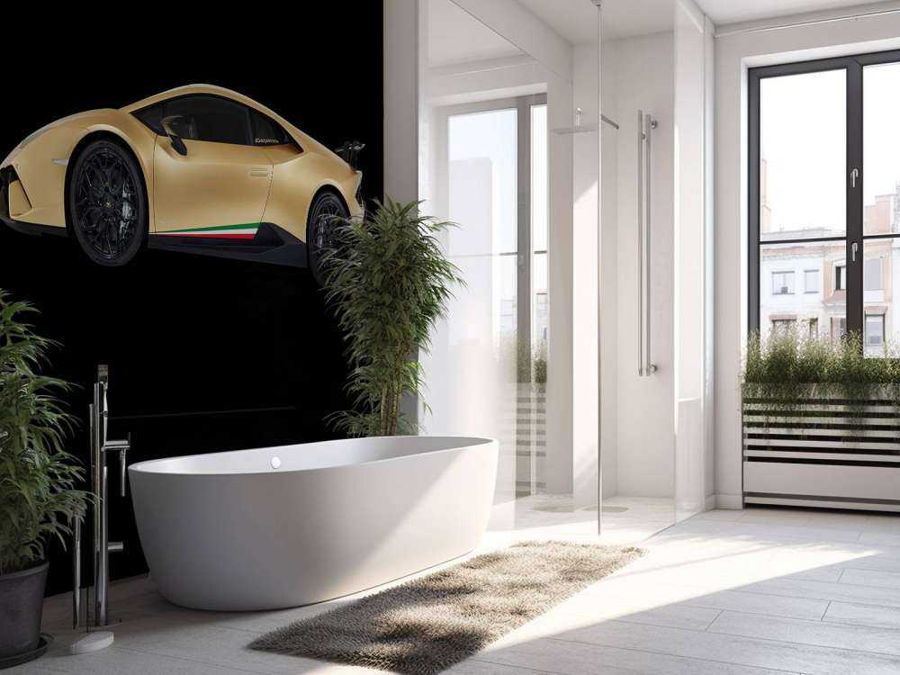 Lamborghini Huracán - Seite, schwarz