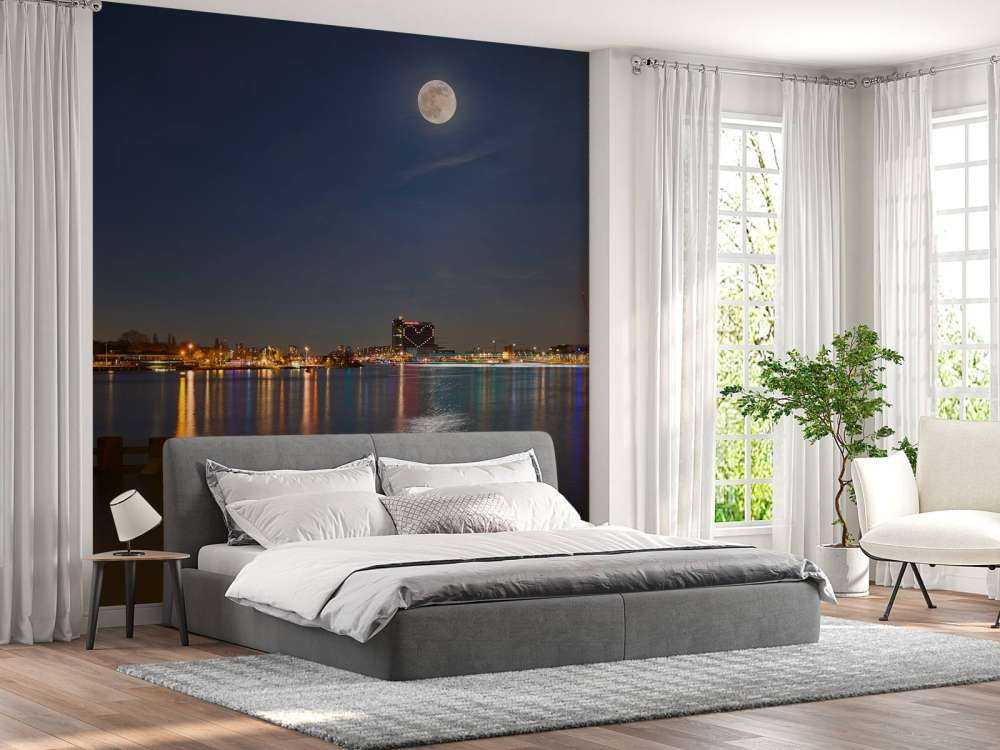 Super-Mond in Amsterdam