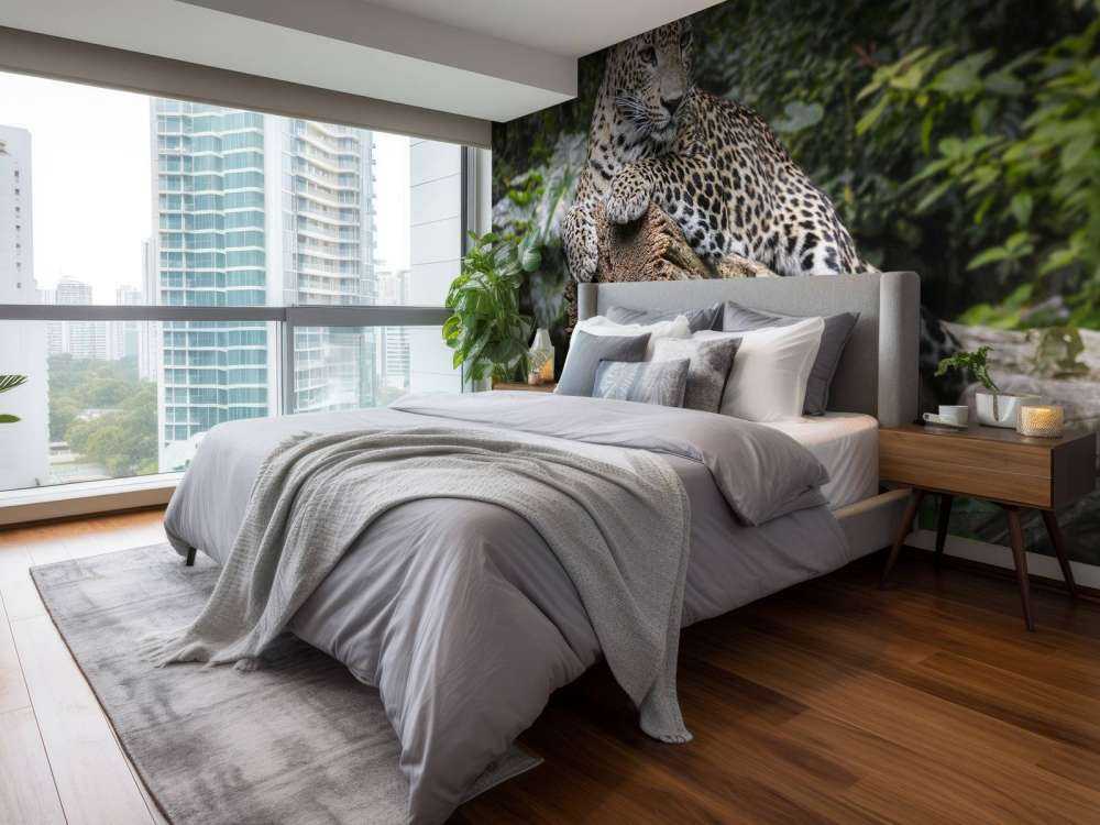 Leopard auf Baum