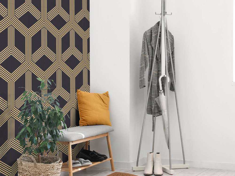 Illusionsmuster Art Deco