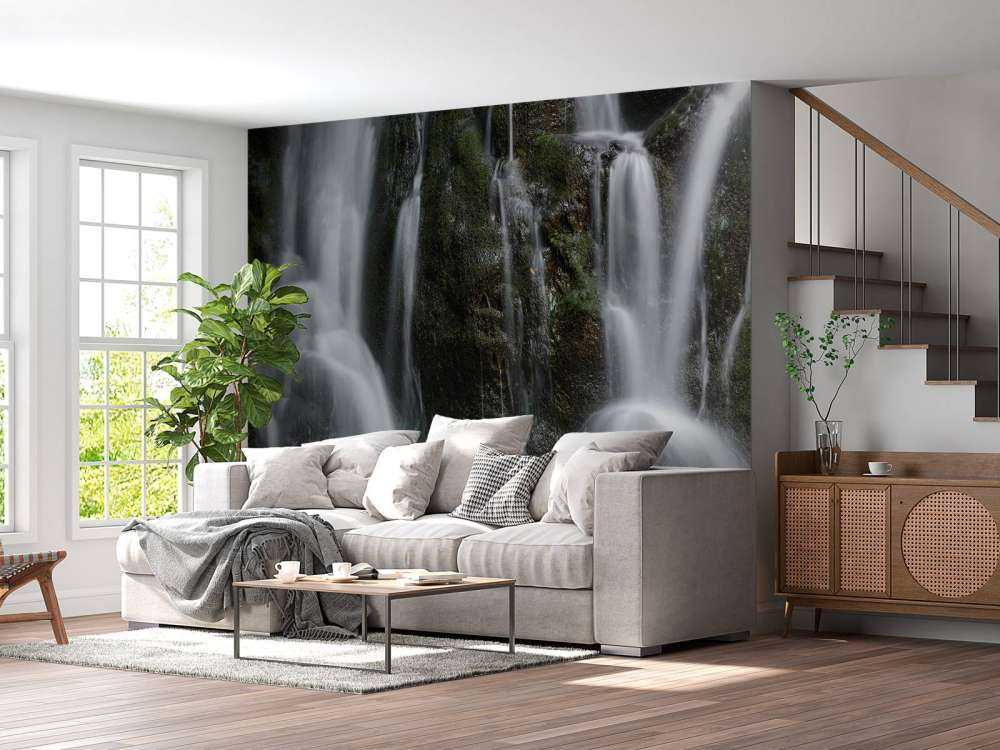 Doppelter Wasserfall