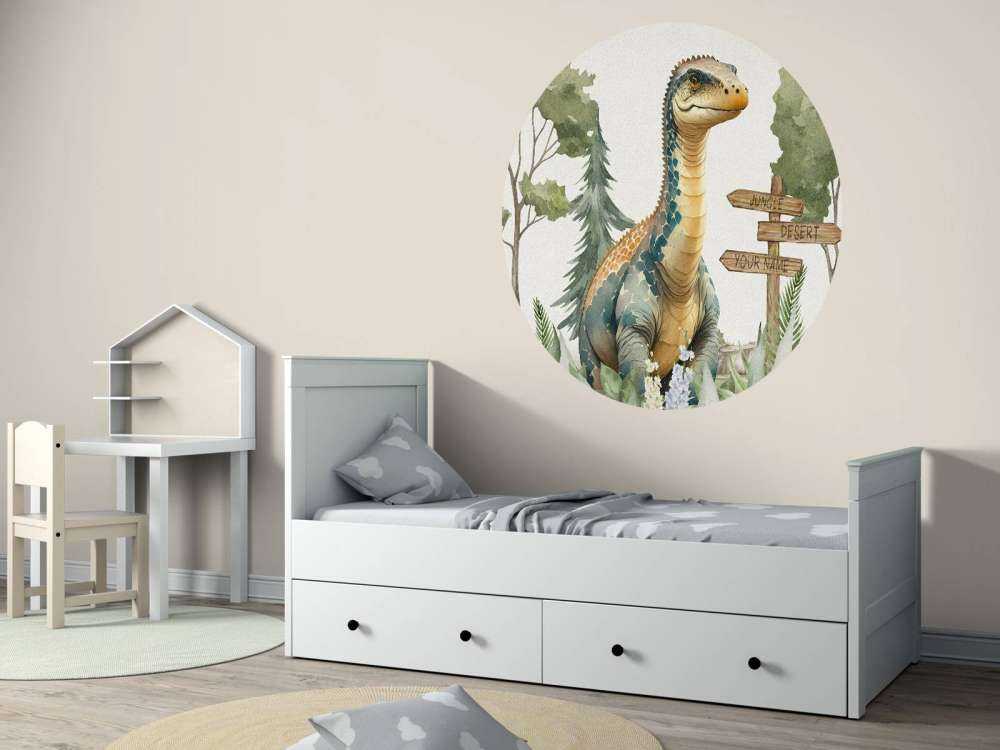 Baby-Brachiosaurus im Dschungel