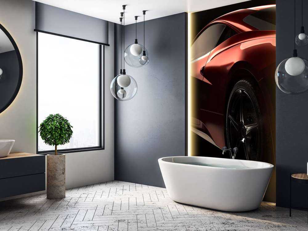 Rotes Sportauto
