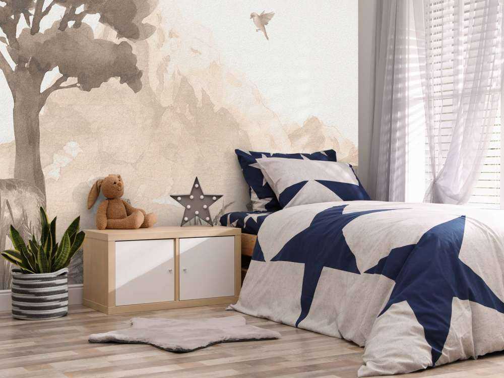 Waldtiere in Taupe