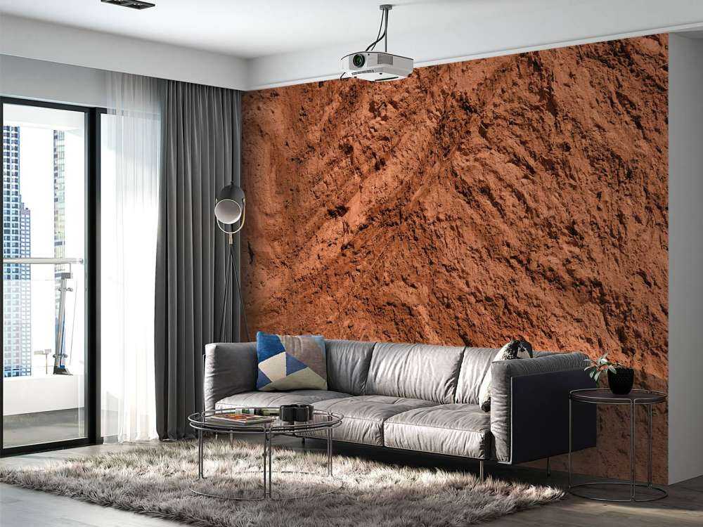 Grobe Terrakotta Struktur