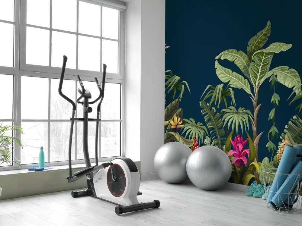 Dschungel Blumen und Bäume