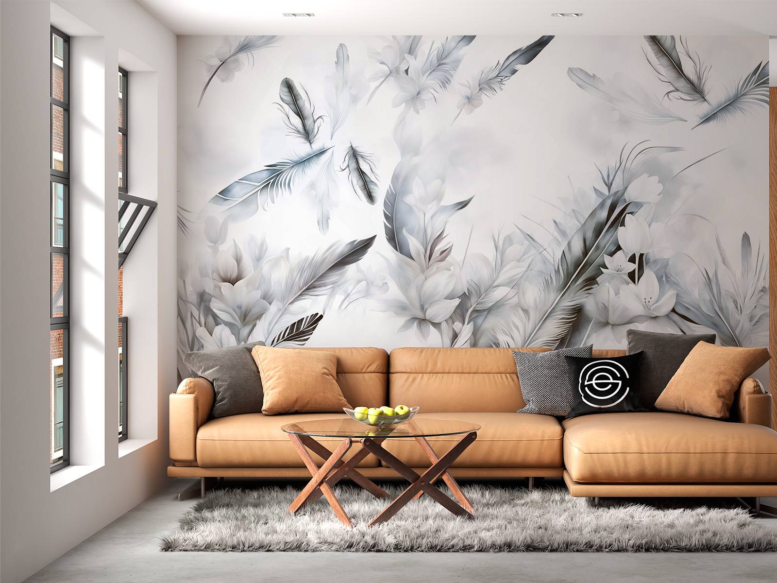 Fototapete - Zarte Liebe Blau - Fototapete, image size:1600x1200