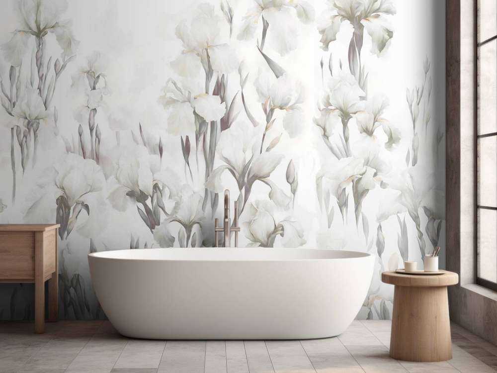 Iris tanzen nahtlos beige