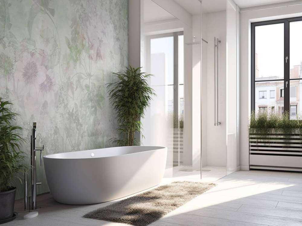 Aquarellgarten Grün