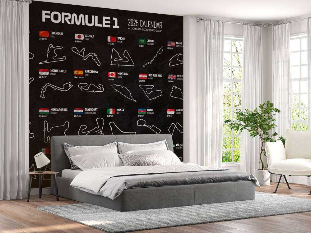 Formel 1 2025 - Datenkarte
