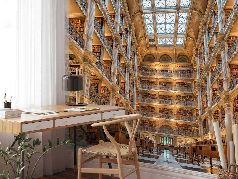 Erleuchteter Literaturraum