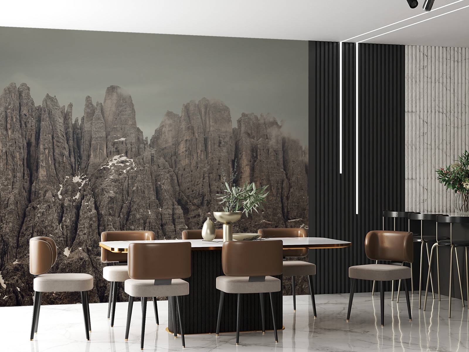 Berggipfel in den Dolomiten