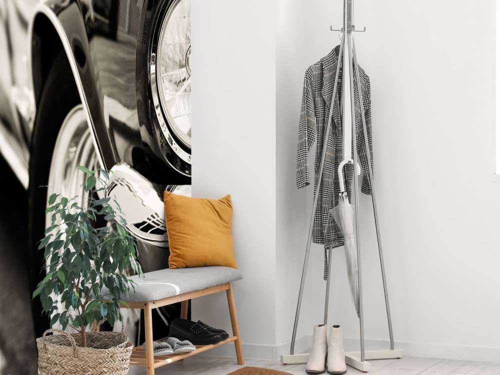 Oldtimer in einer Reihe