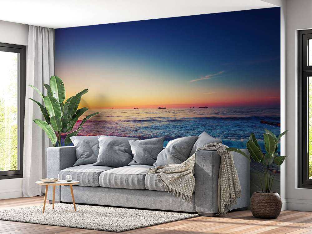 Sonnenuntergang über dem Meer