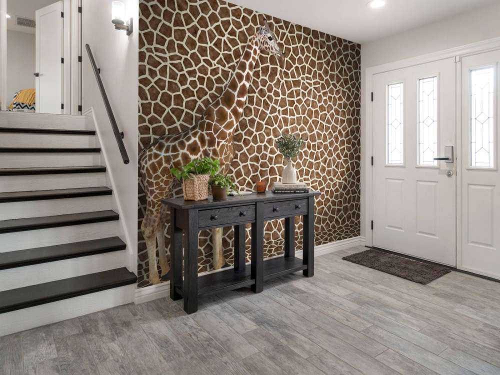 Getarnte Giraffe
