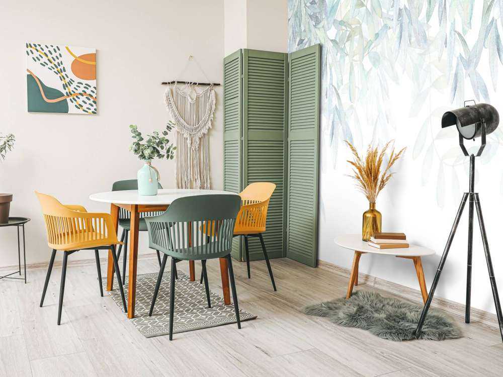 Pastellfarbene Aquarellblätter