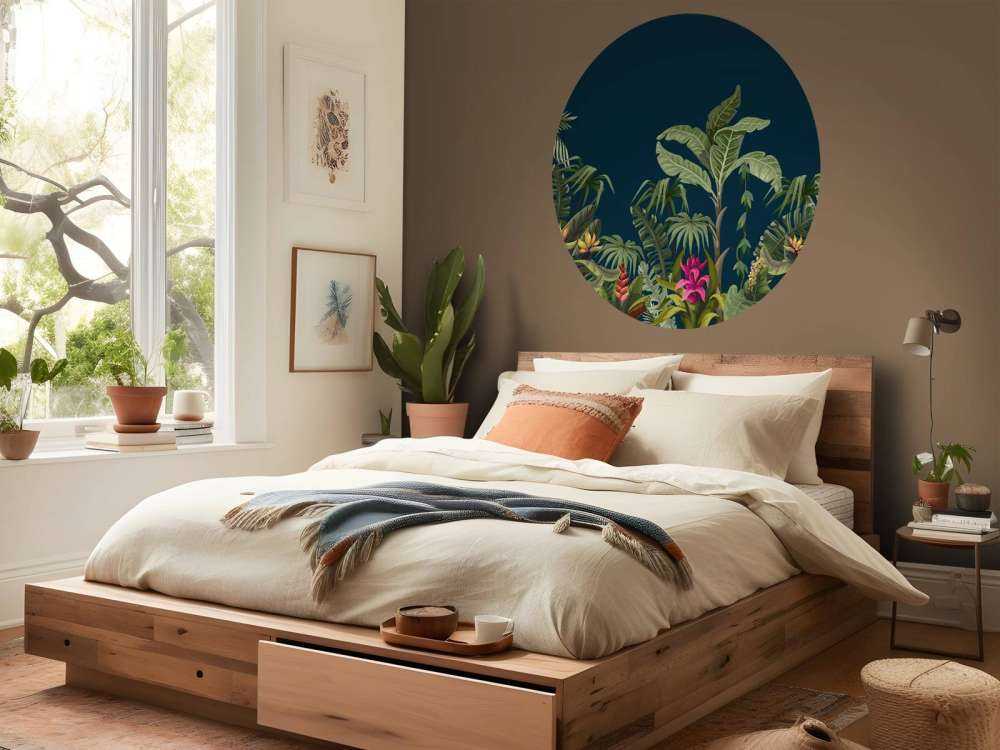 Dschungel Blumen und Bäume